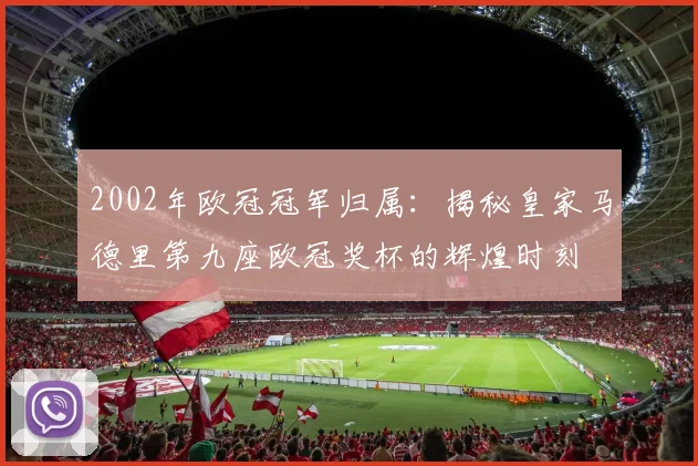 2002年欧冠冠军归属：揭秘皇家马德里第九座欧冠奖杯的辉煌时刻
