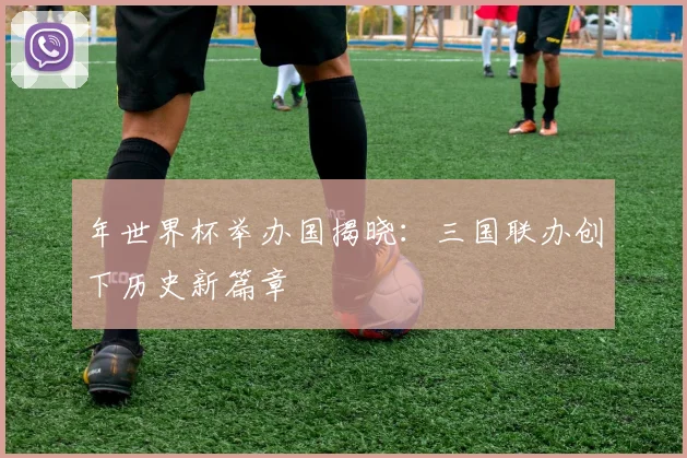 年世界杯举办国揭晓：三国联办创下历史新篇章